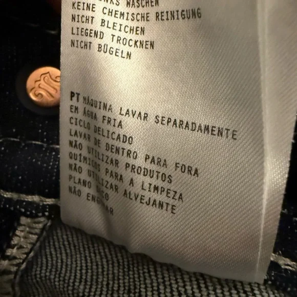 NWT Miss me Women’s Mid-rise Dk blue Boot Cut Slim Fit Jeans 30x32 $114 - Picture 9 of 15